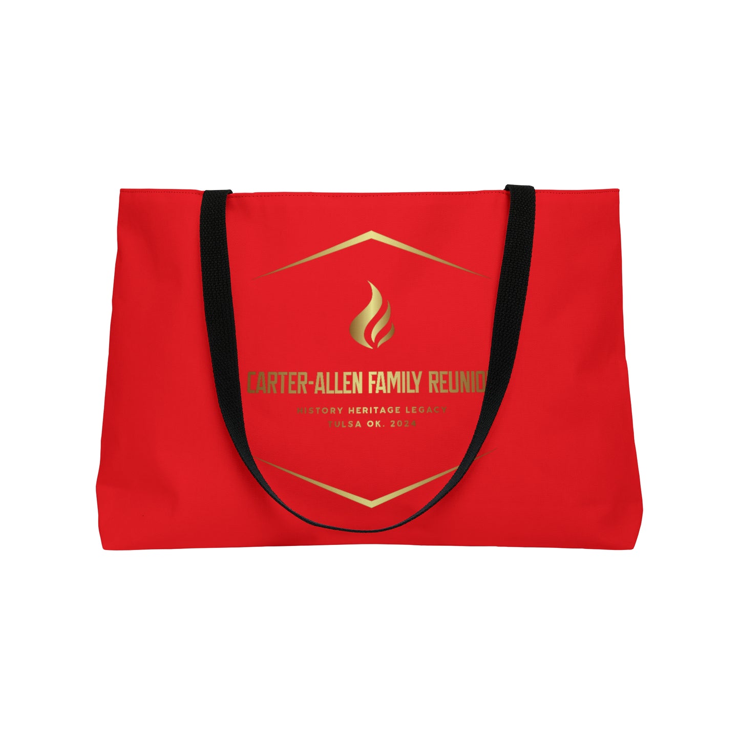 Red Carter-Allen Weekender Tote Bag