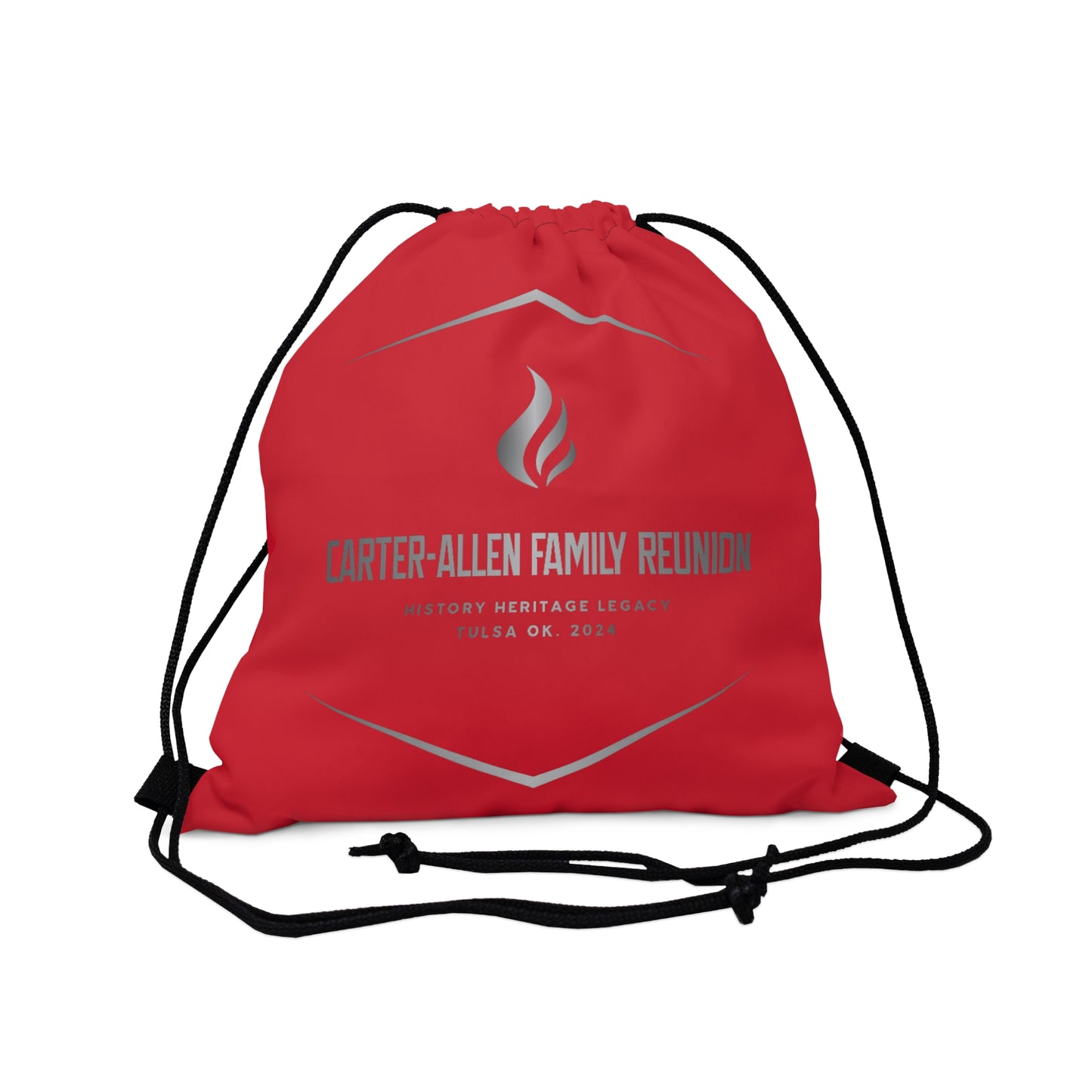 Carter-Allen Red Outdoor Drawstring Bag