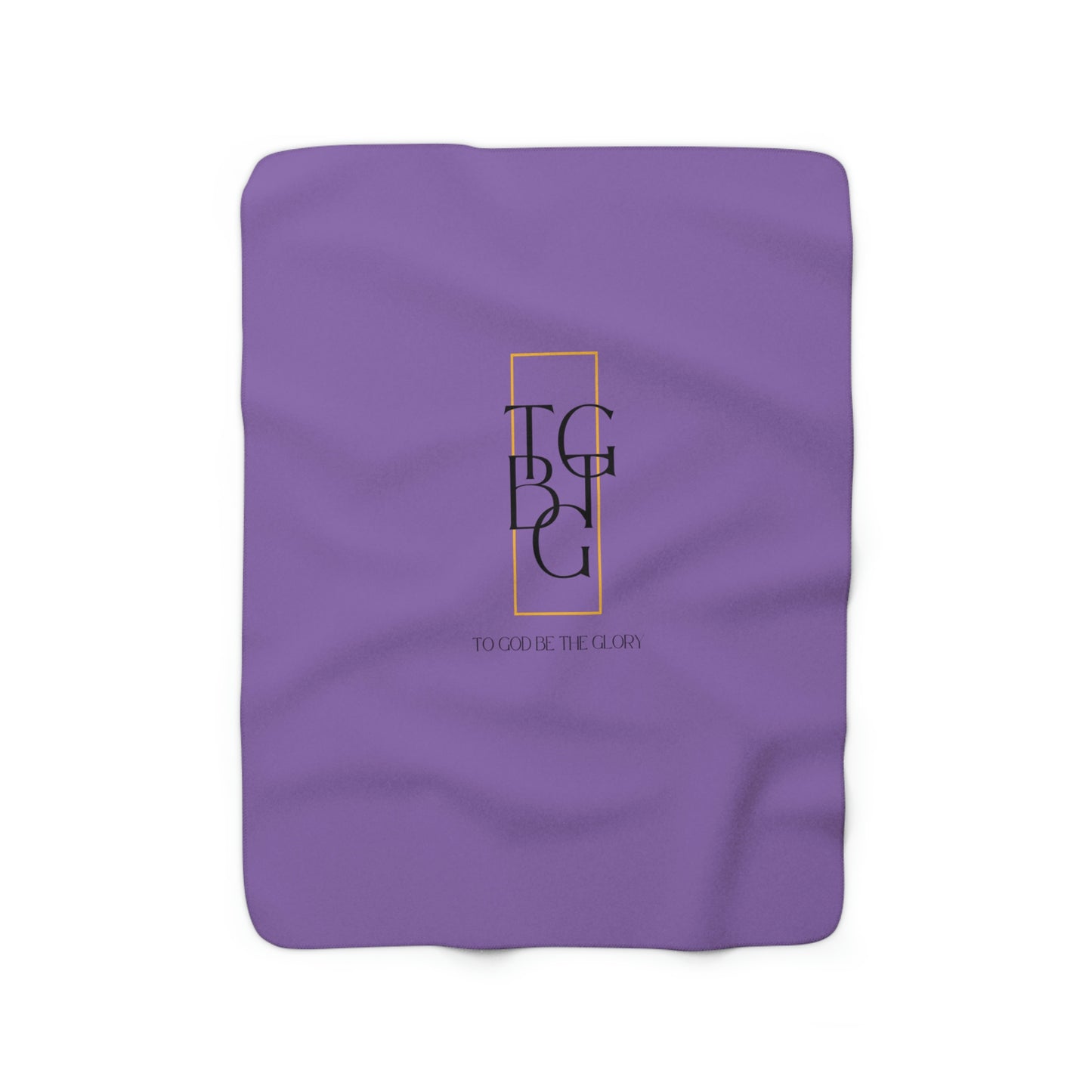 Light Purple TGBTG Sherpa Fleece Blanket
