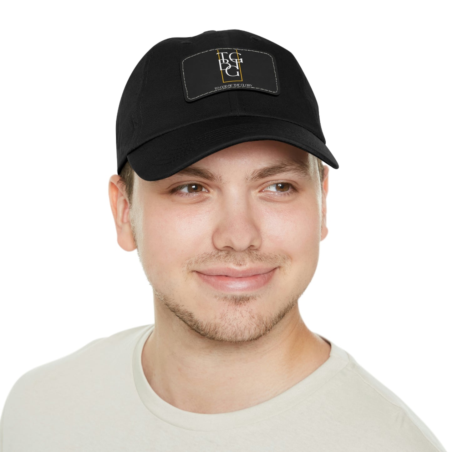 TGBTG Dad Hat with Leather Patch (Rectangle)