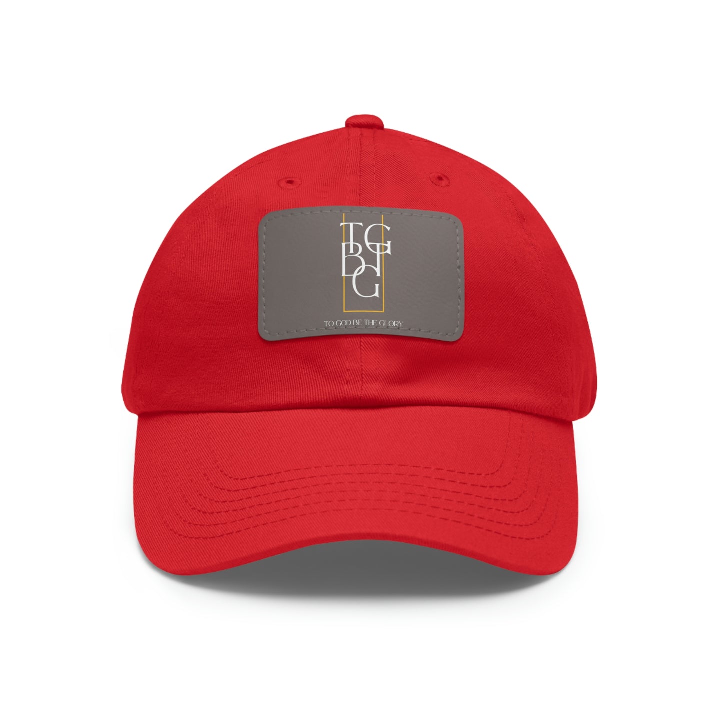 TGBTG Dad Hat with Leather Patch (Rectangle)