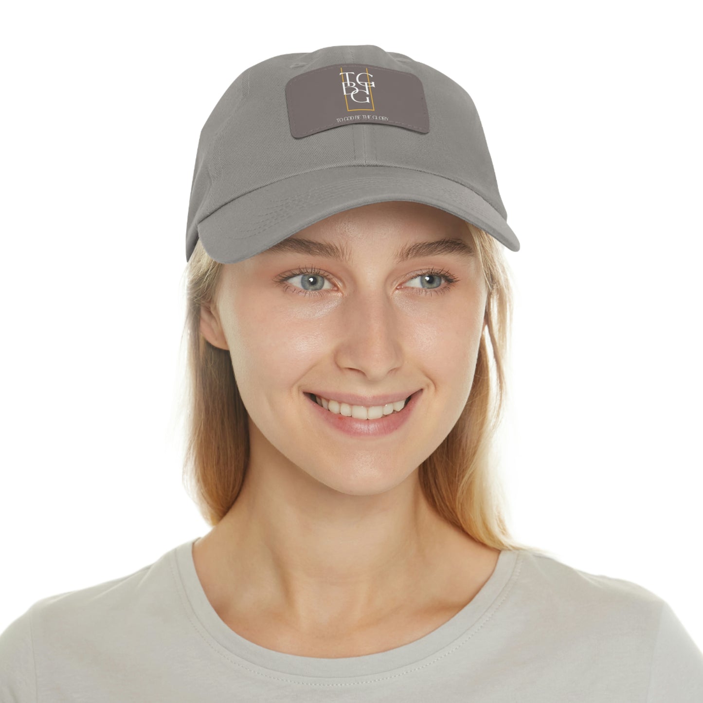 TGBTG Dad Hat with Leather Patch (Rectangle)