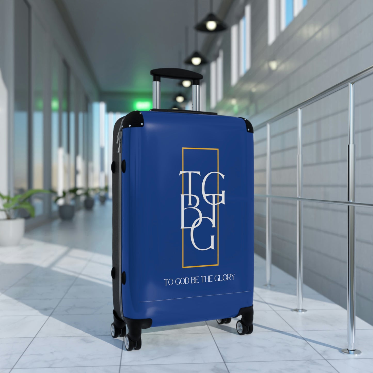 TGBTG White Lettering Suitcases