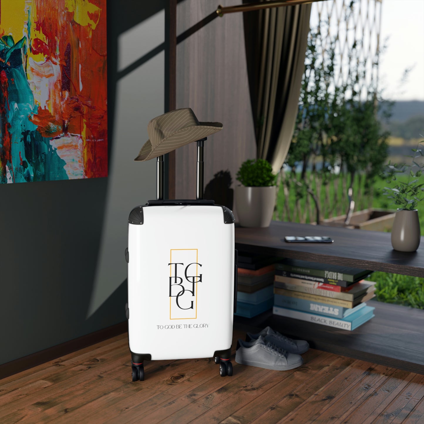 TGBTG Black Lettering Suitcases