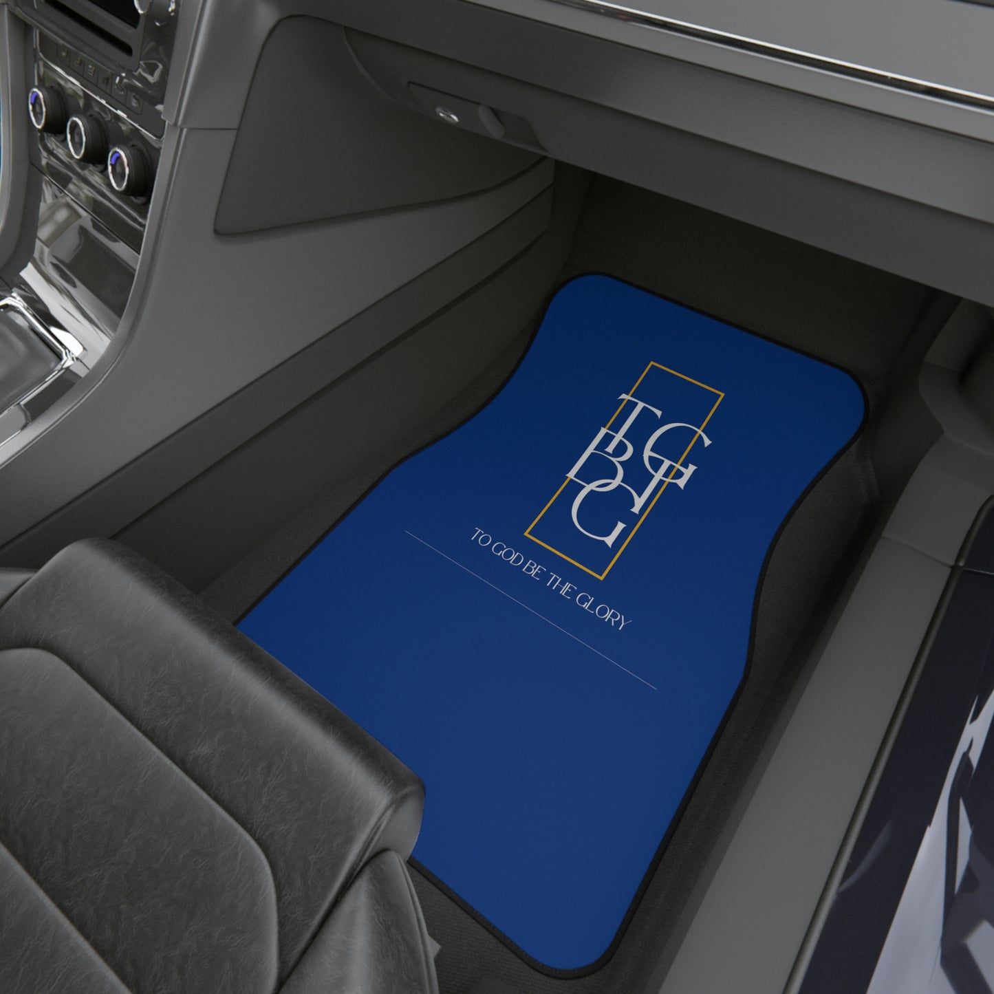 TGBTG White LetteringCar Mats (2x Front)