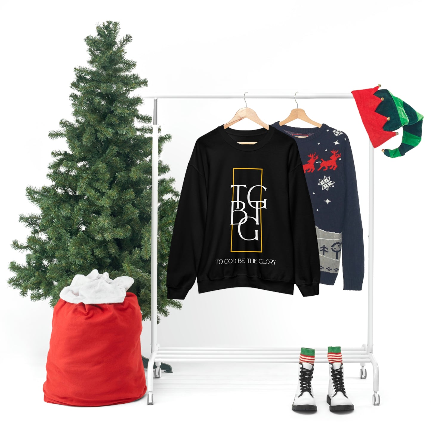 TGBTG Crewneck Sweatshirt in Black