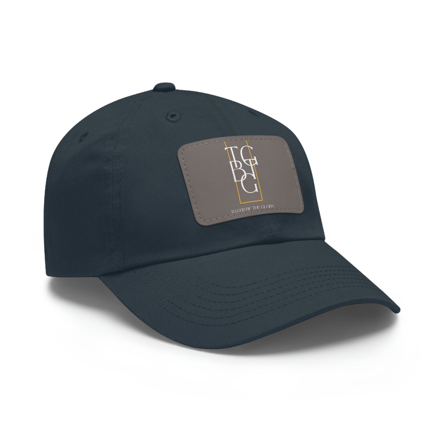TGBTG Dad Hat with Leather Patch (Rectangle)