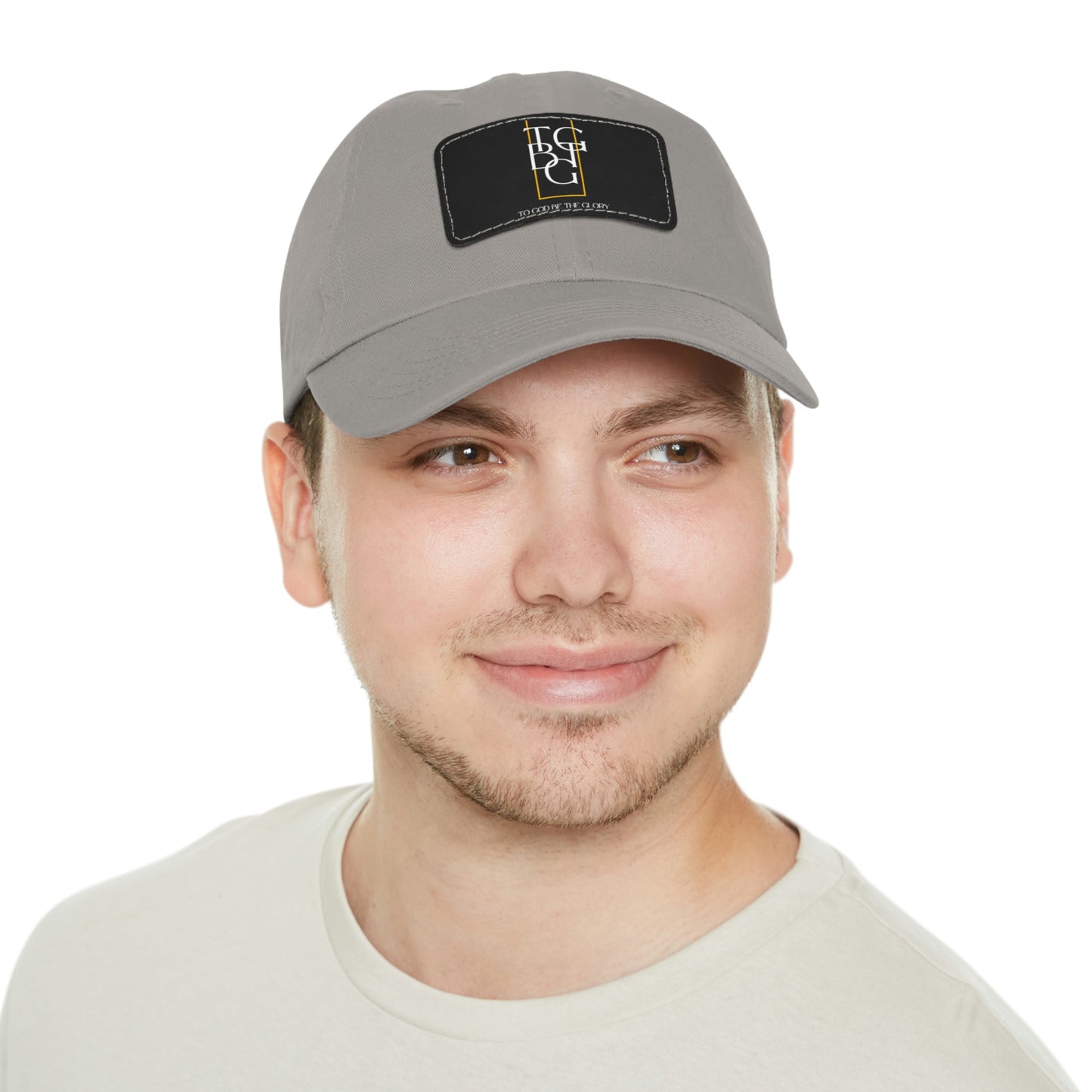TGBTG Dad Hat with Leather Patch (Rectangle)