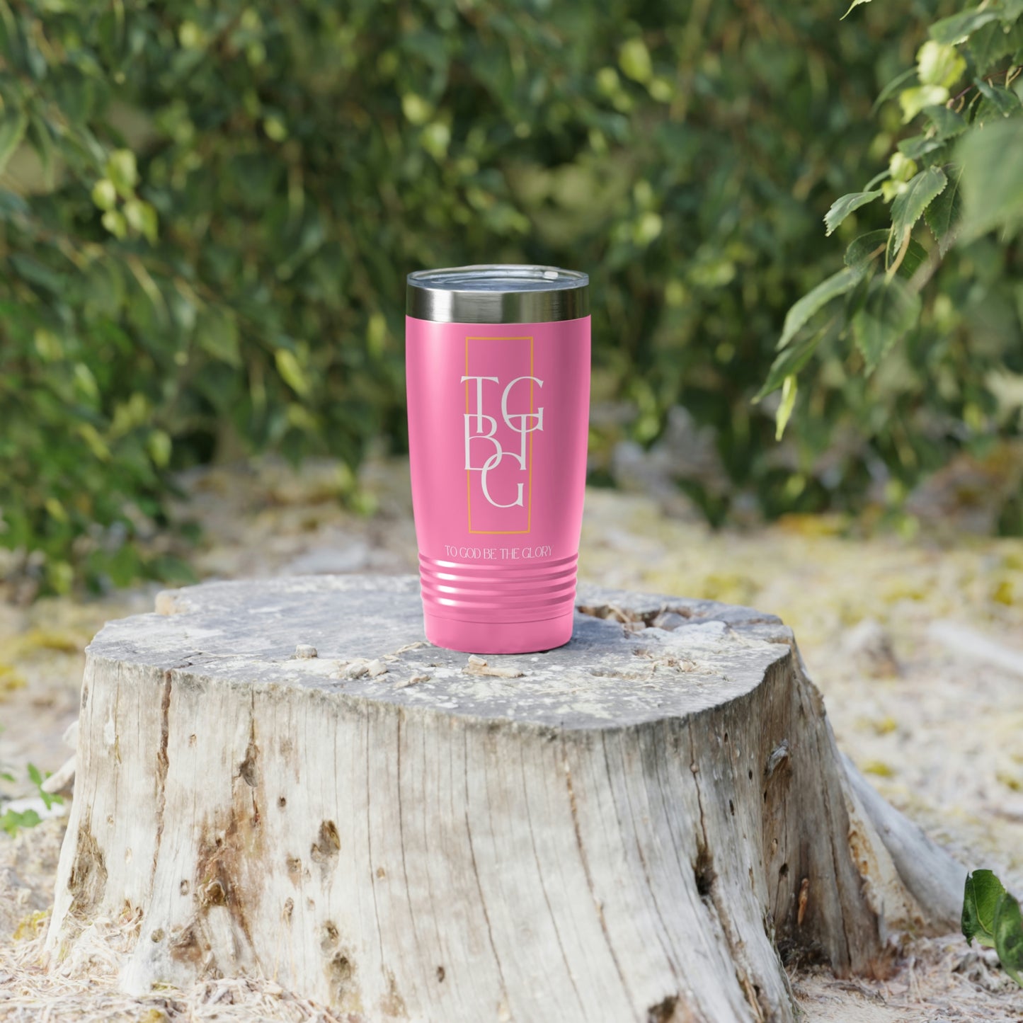TGBTG White Lettering Ringneck Tumbler, 20oz