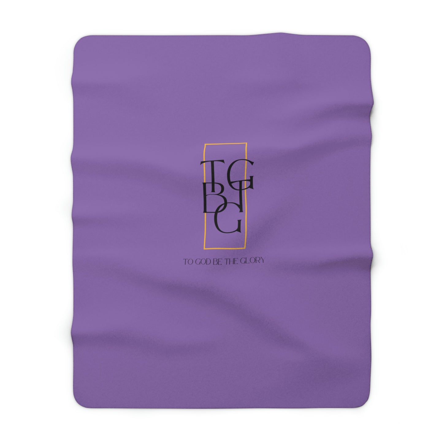 Light Purple TGBTG Sherpa Fleece Blanket