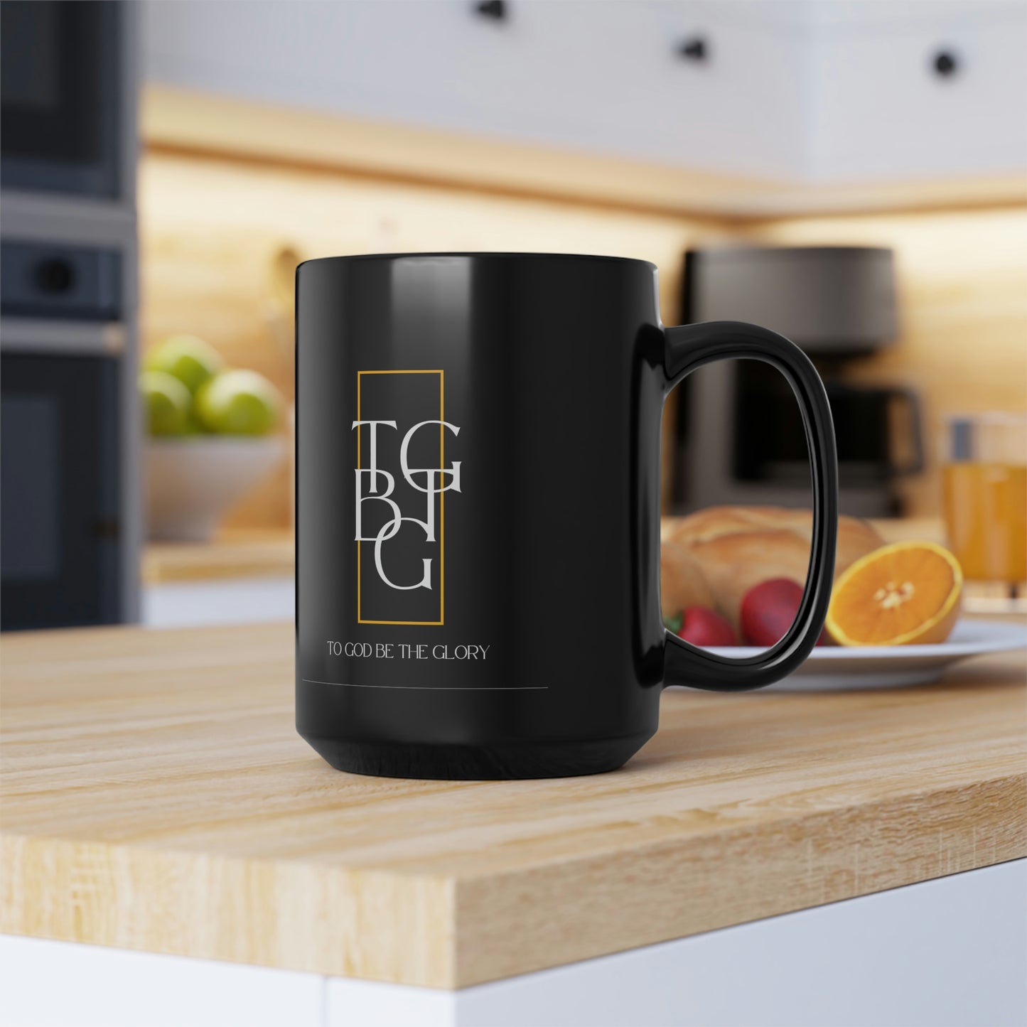 TGBTG Black Mug, 15oz
