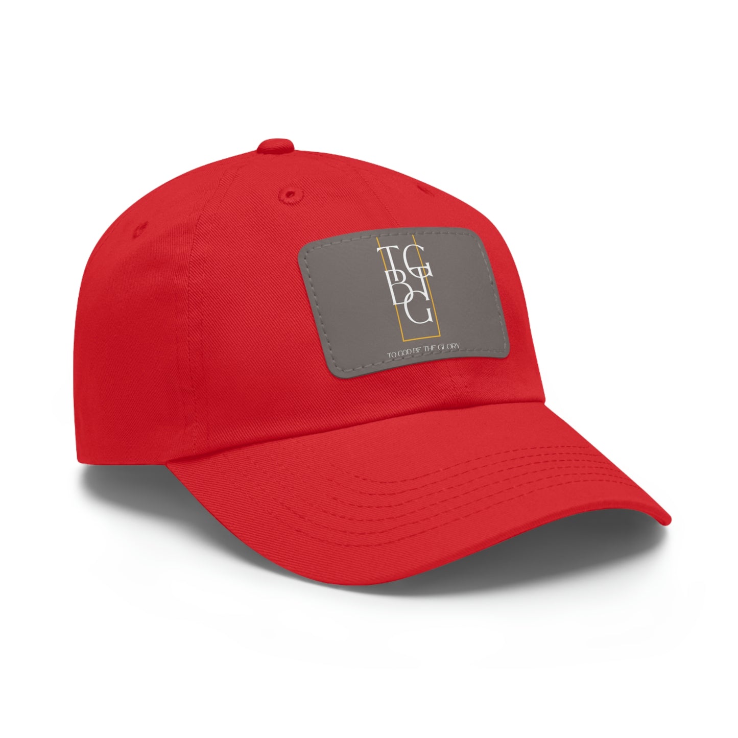 TGBTG Dad Hat with Leather Patch (Rectangle)