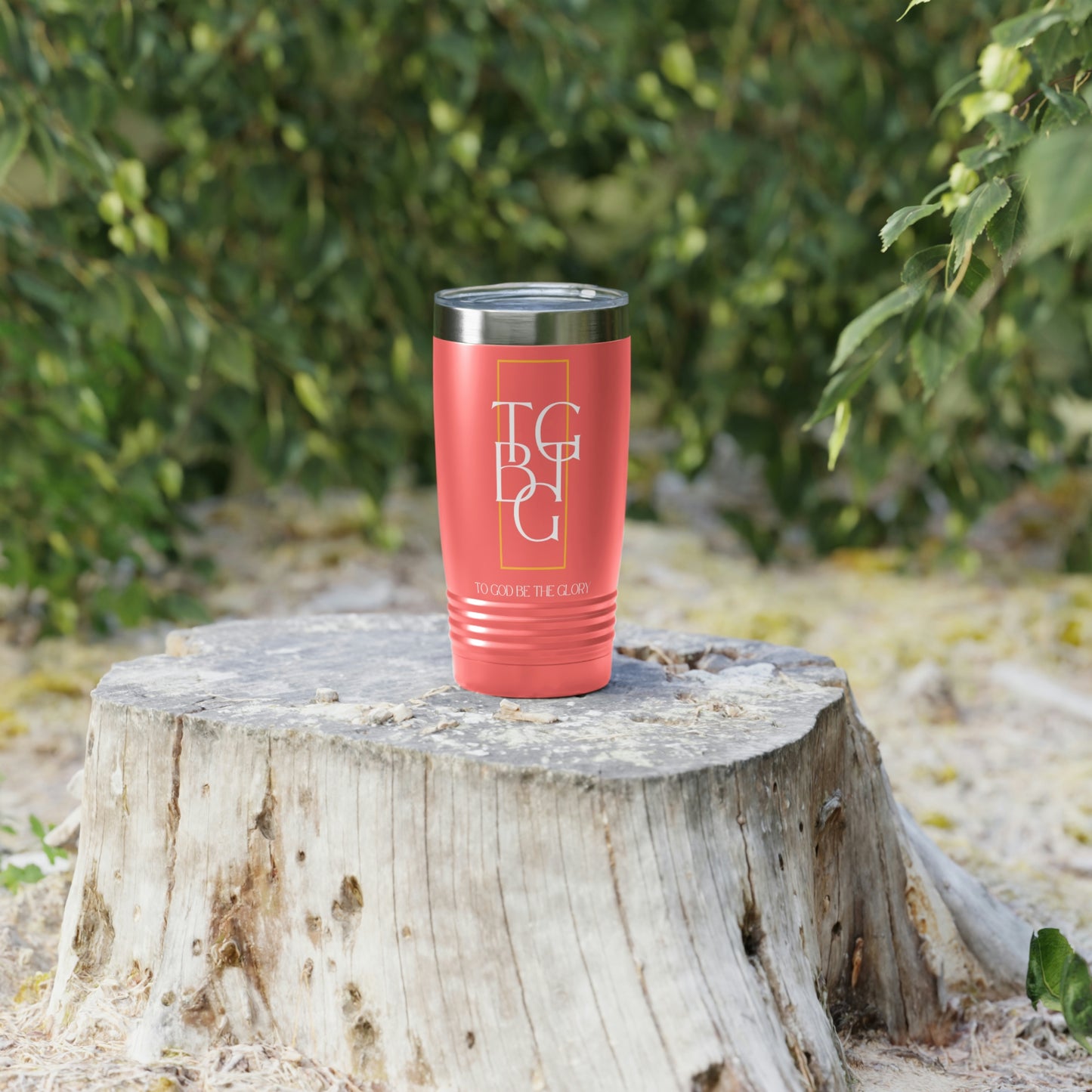 TGBTG White Lettering Ringneck Tumbler, 20oz