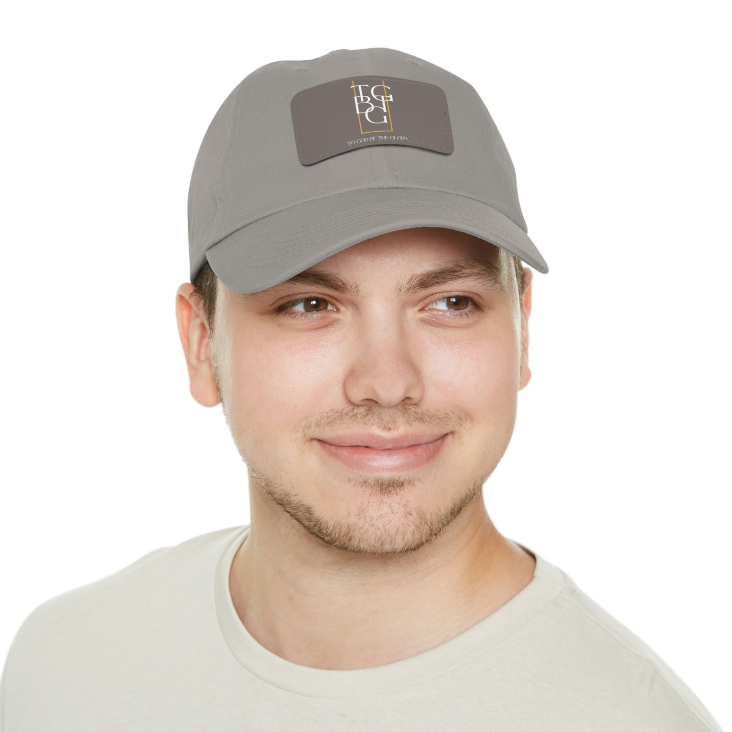 TGBTG Dad Hat with Leather Patch (Rectangle)