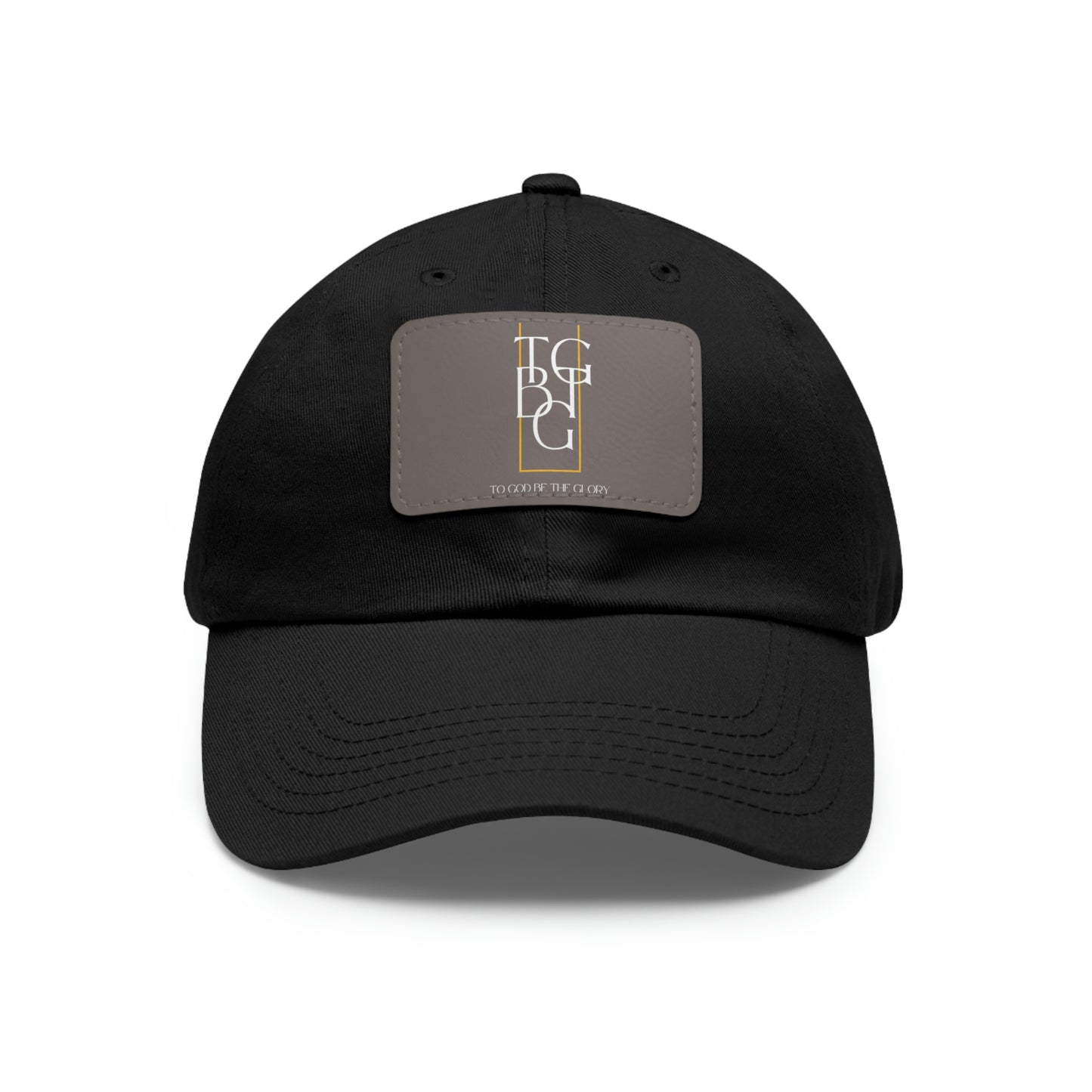 TGBTG Dad Hat with Leather Patch (Rectangle)