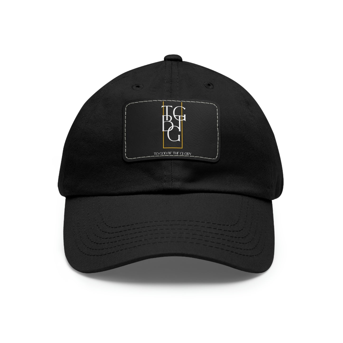 TGBTG Dad Hat with Leather Patch (Rectangle)
