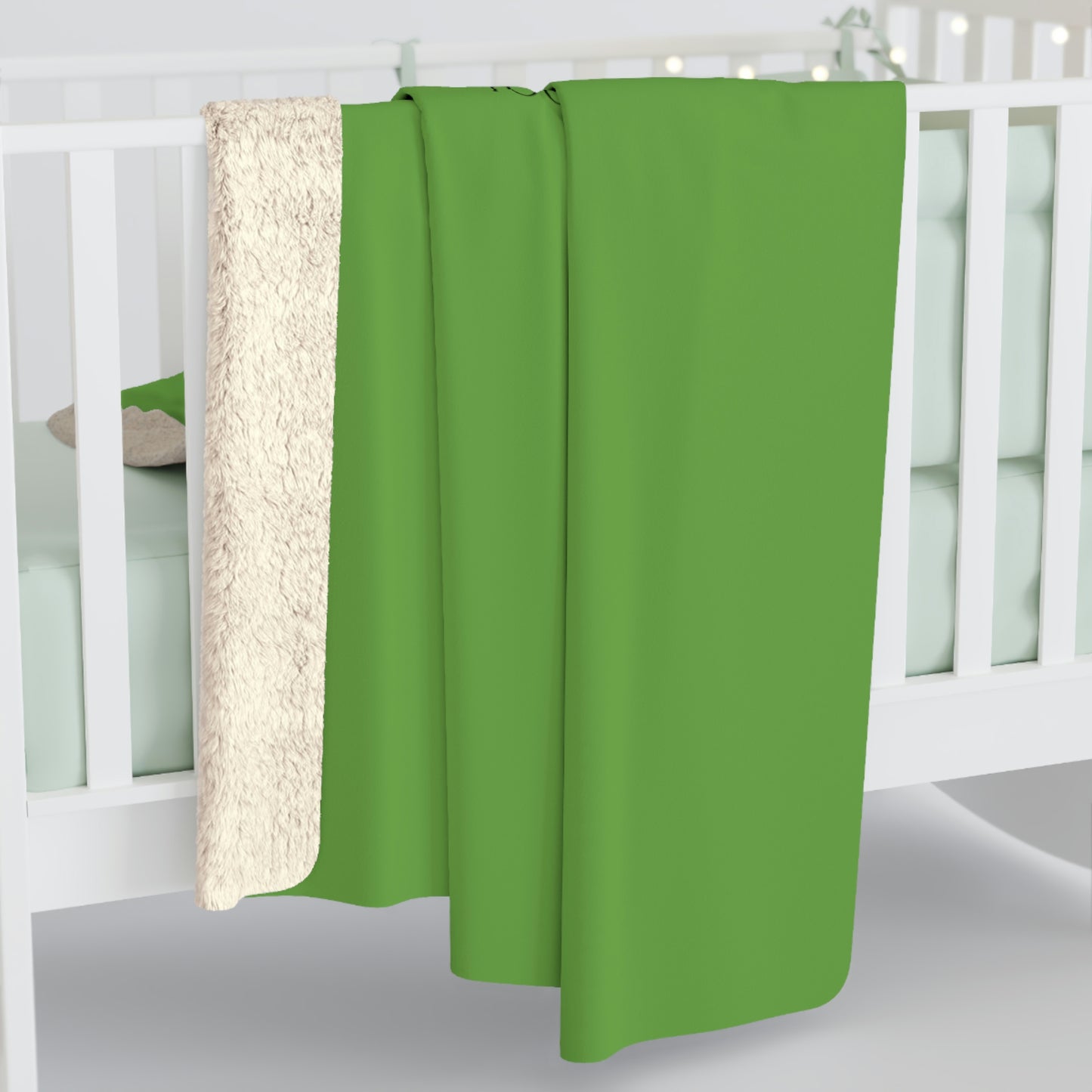 Green TGBTG Sherpa Fleece Blanket