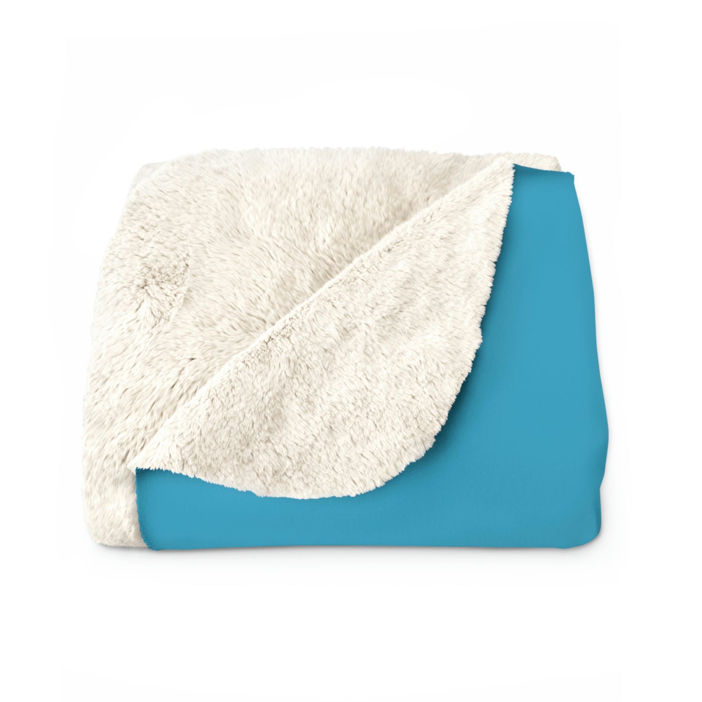 Turquoise TGBTG Sherpa Fleece Blanket