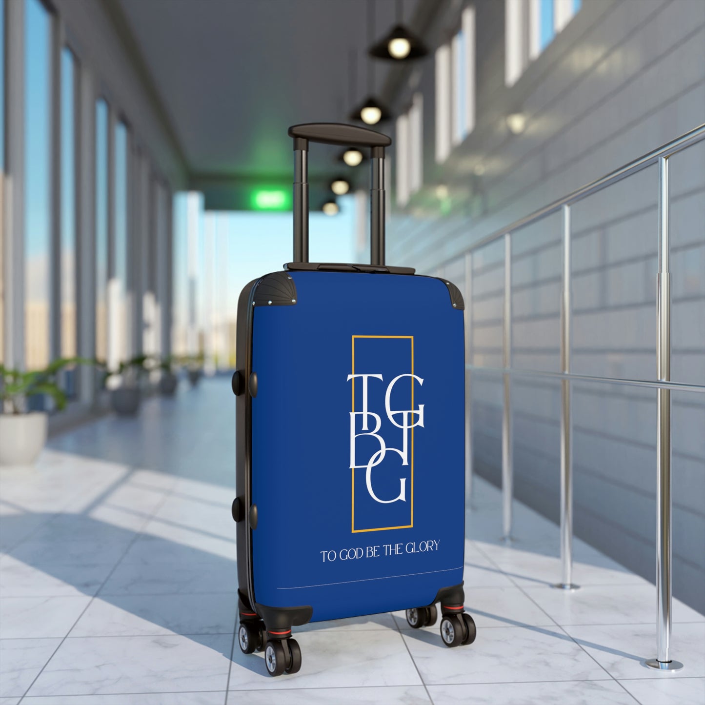 TGBTG White Lettering Suitcases