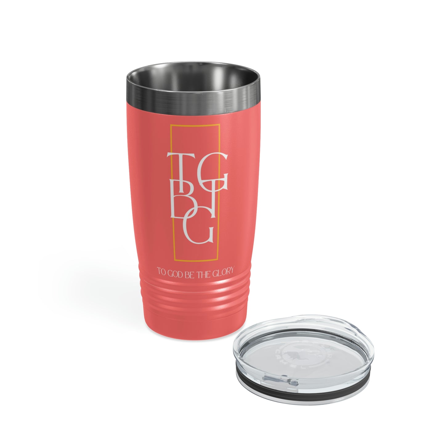TGBTG White Lettering Ringneck Tumbler, 20oz