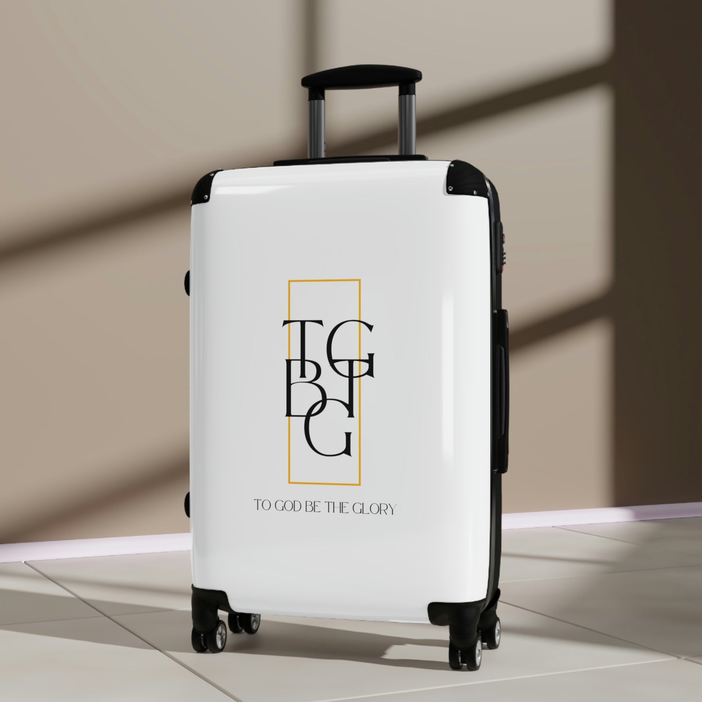 TGBTG Black Lettering Suitcases