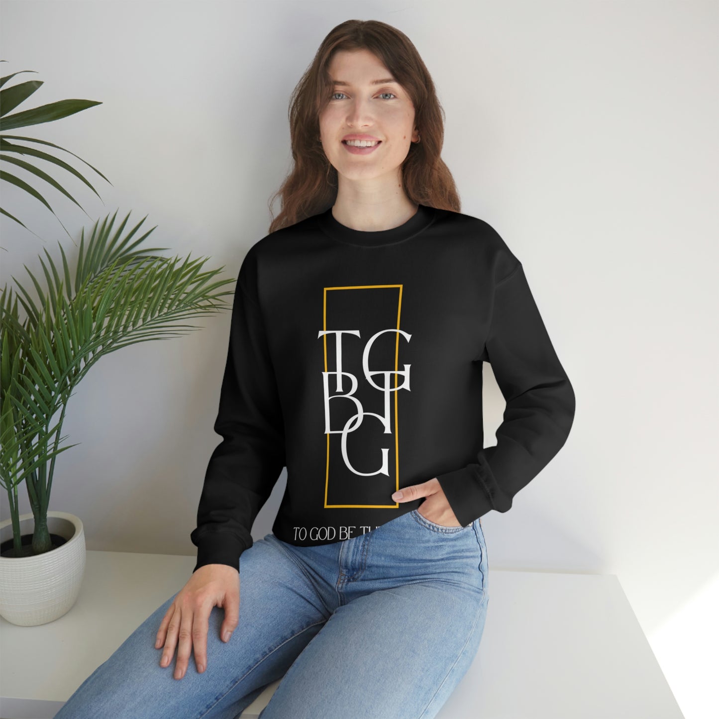 TGBTG Crewneck Sweatshirt in Black