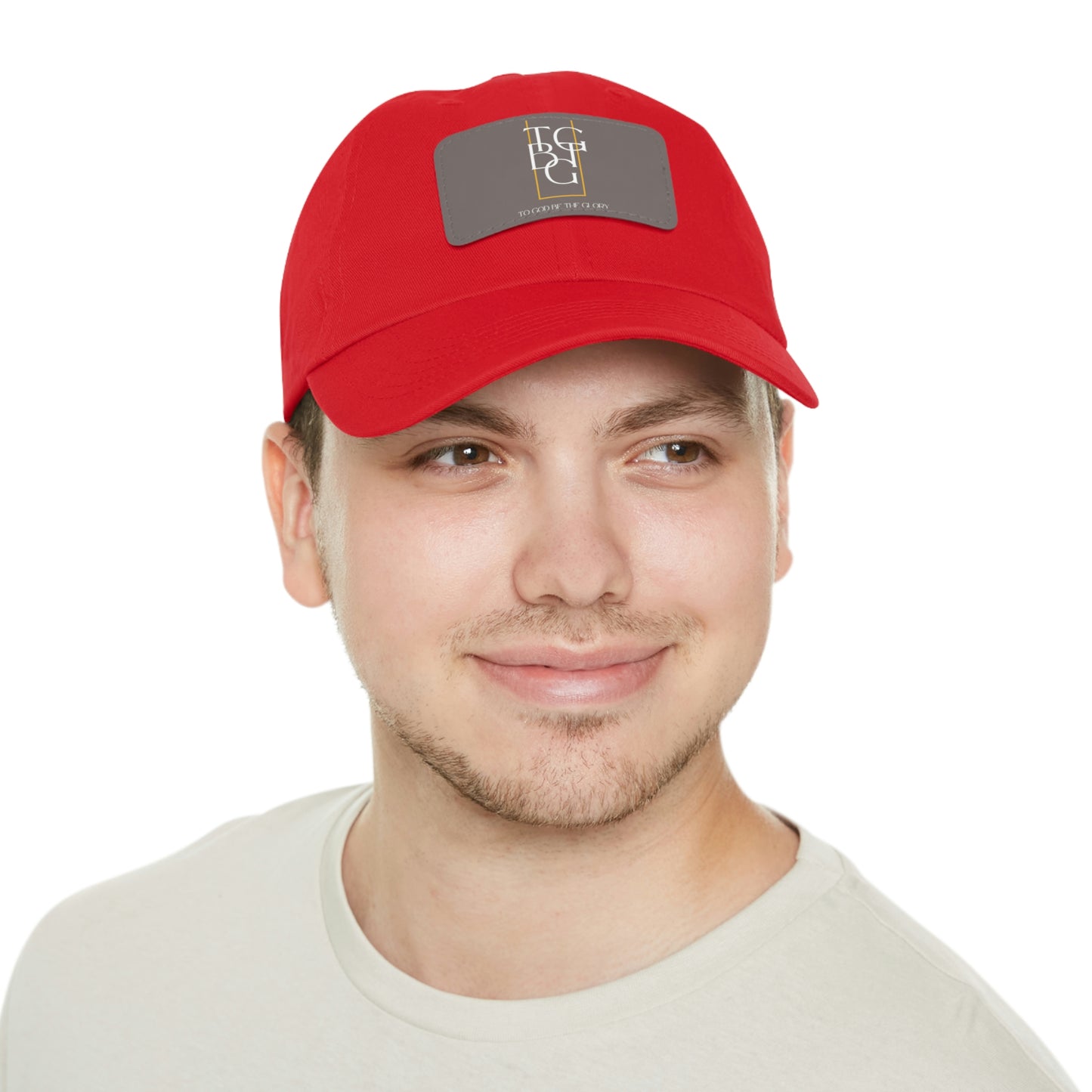 TGBTG Dad Hat with Leather Patch (Rectangle)