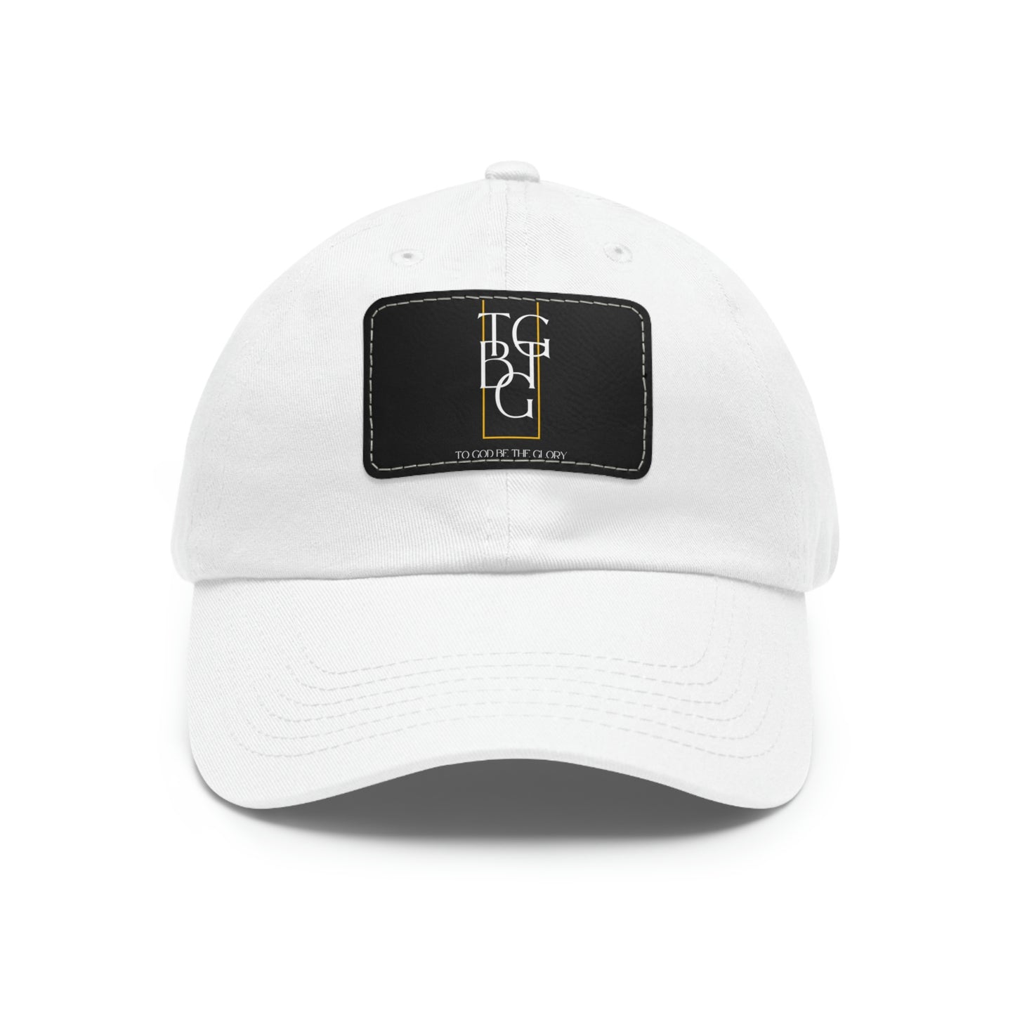 TGBTG Dad Hat with Leather Patch (Rectangle)