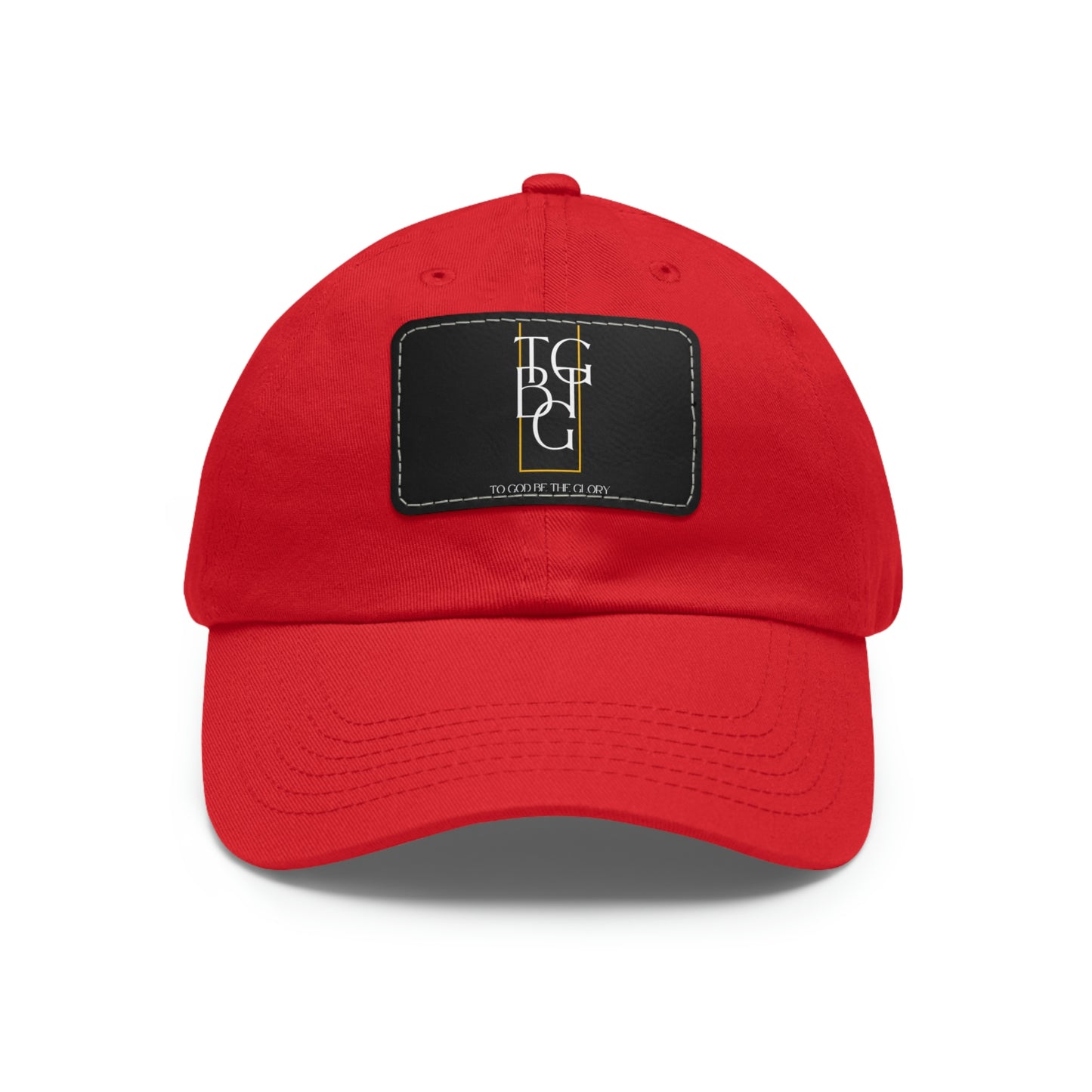 TGBTG Dad Hat with Leather Patch (Rectangle)