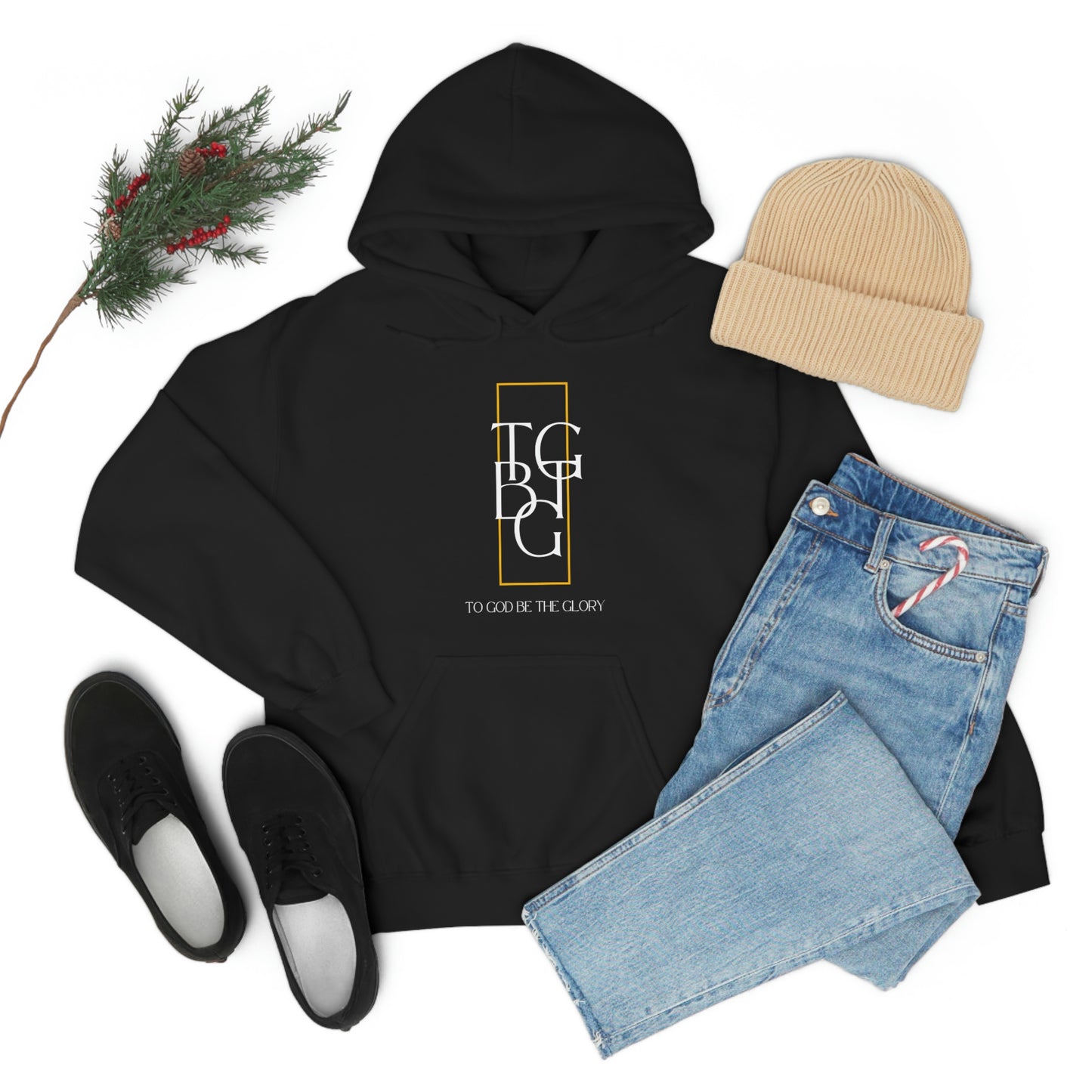 TGBTG Hooded Sweatshirt in Black