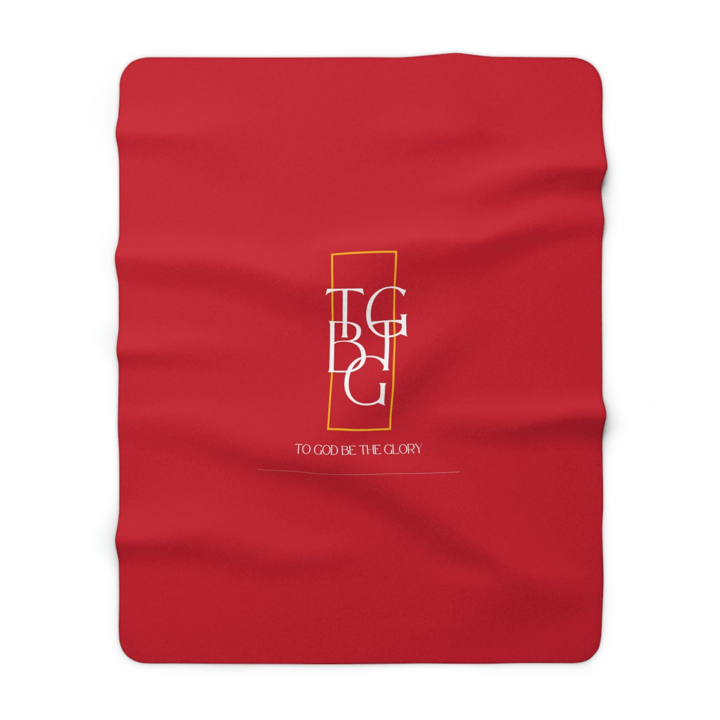 Dark Red TGBTG Sherpa Fleece Blanket