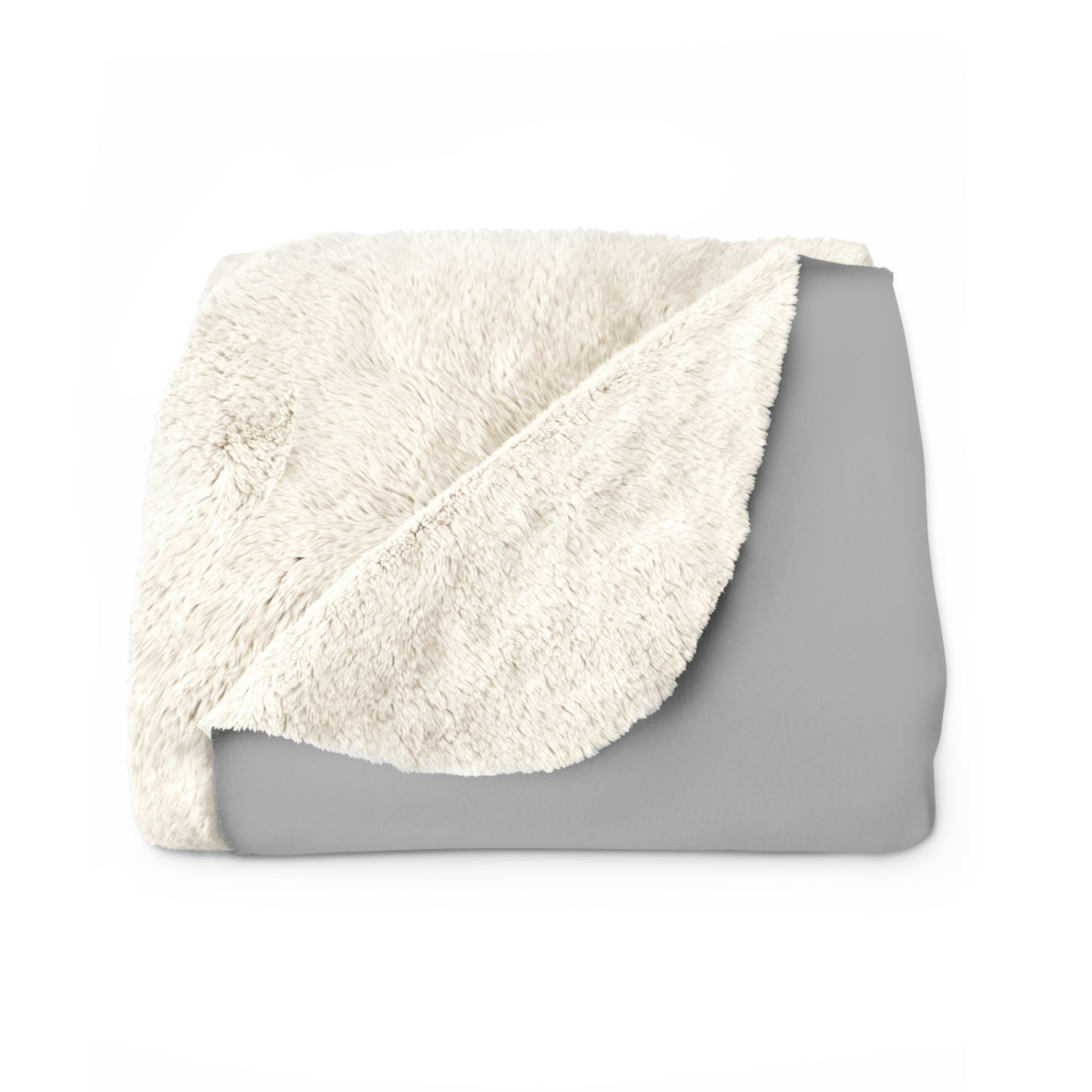 Light Grey TGBTG Sherpa Fleece Blanket