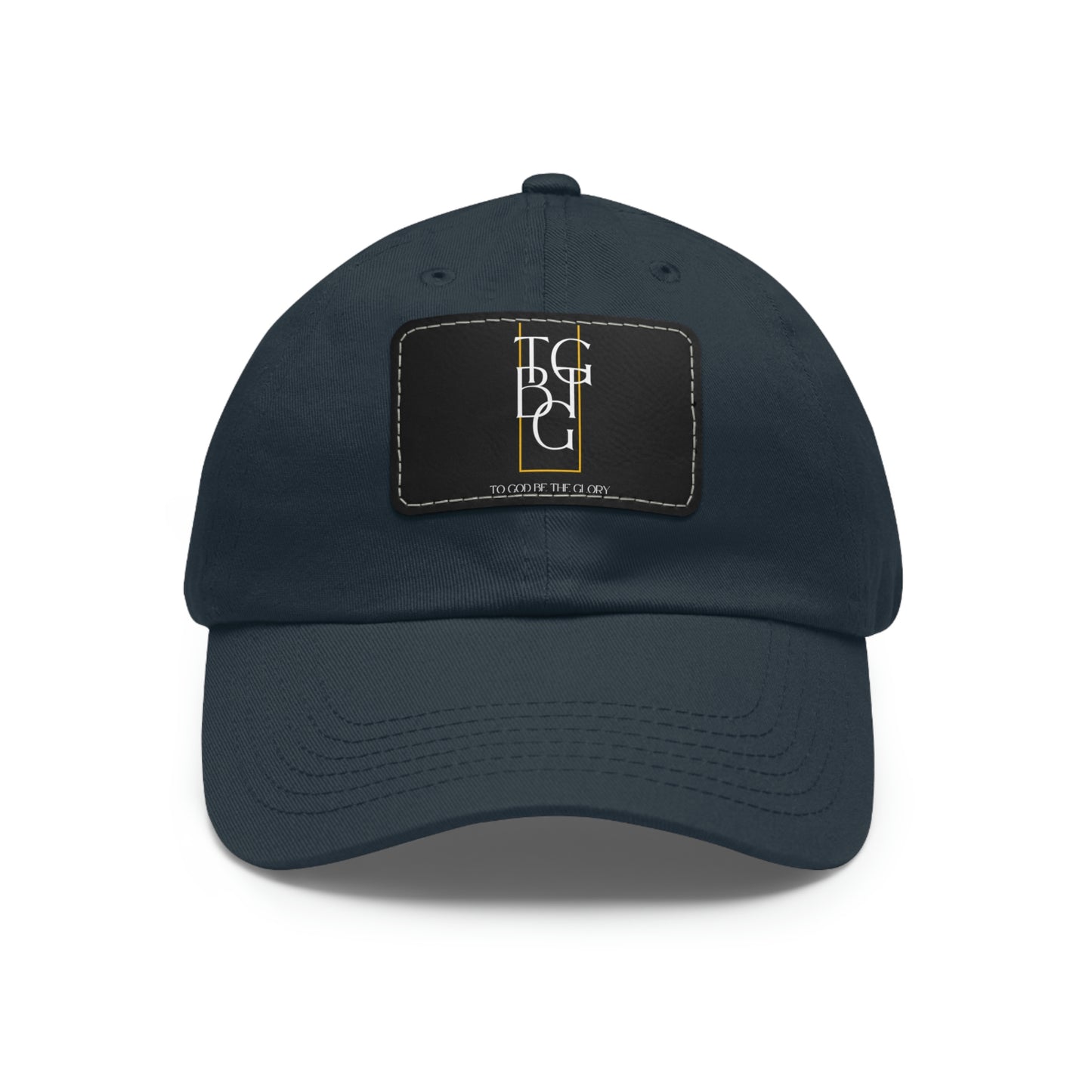 TGBTG Dad Hat with Leather Patch (Rectangle)