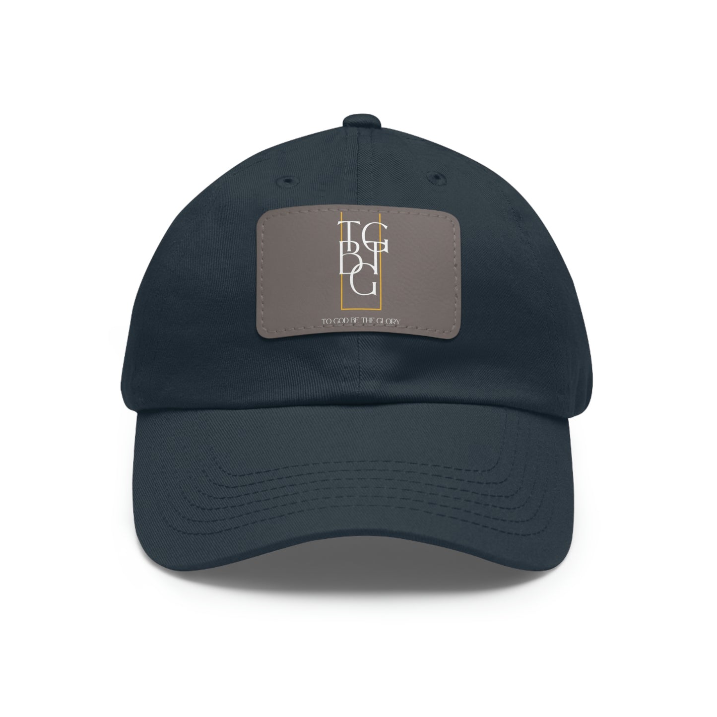 TGBTG Dad Hat with Leather Patch (Rectangle)
