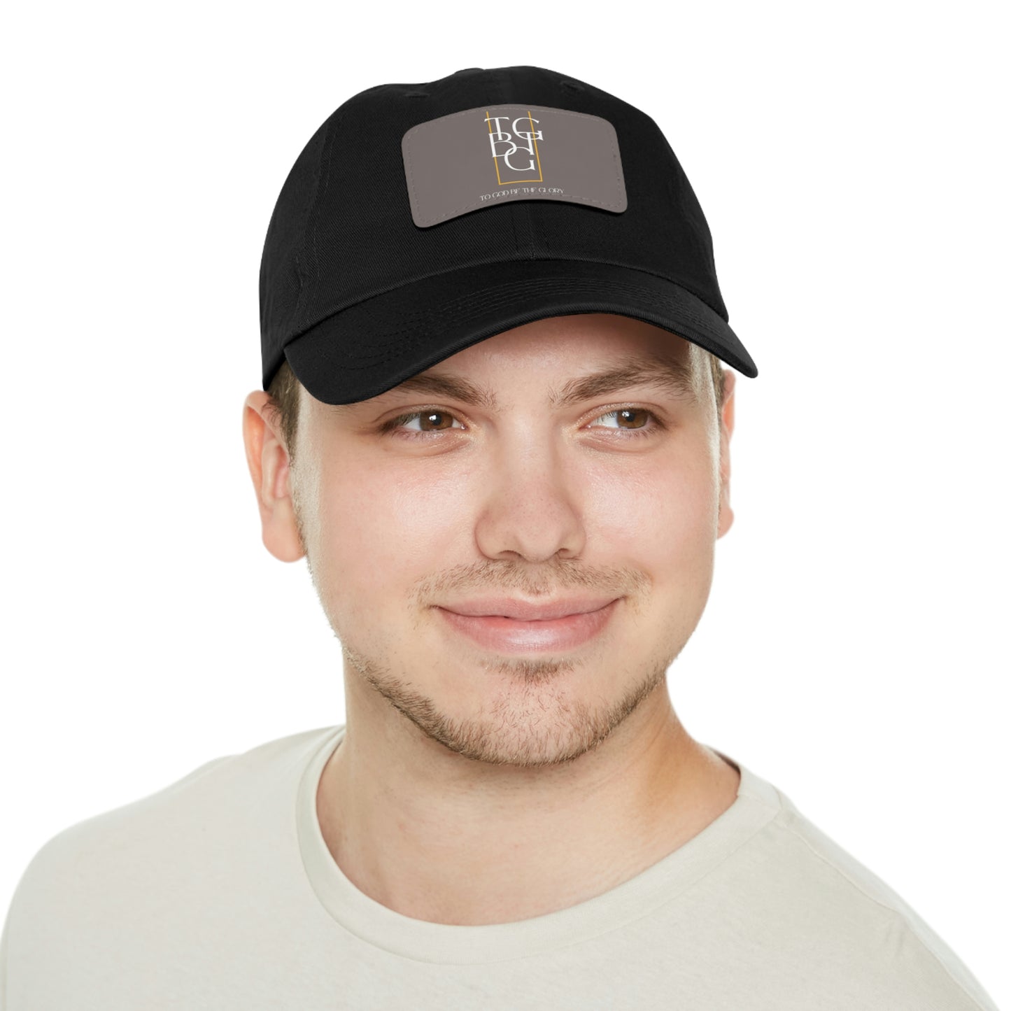TGBTG Dad Hat with Leather Patch (Rectangle)