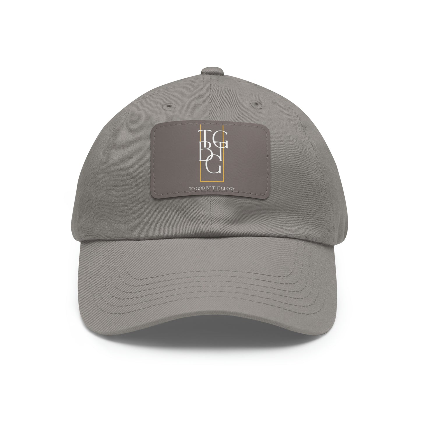 TGBTG Dad Hat with Leather Patch (Rectangle)