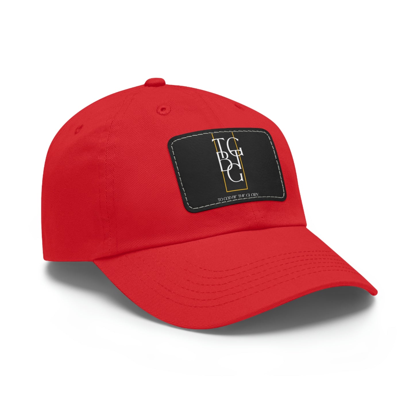 TGBTG Dad Hat with Leather Patch (Rectangle)