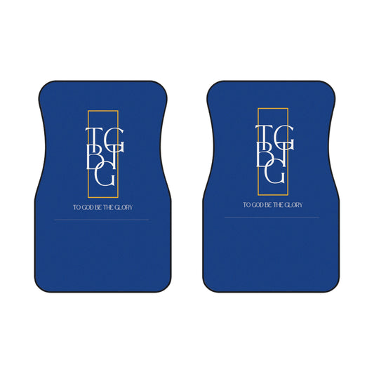 TGBTG White LetteringCar Mats (2x Front)
